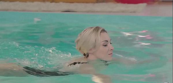  RELAXXXED - Busty British blonde Victoria Summers fucked at the pool